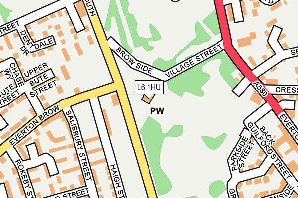 L6 1HU map - OS OpenMap – Local (Ordnance Survey) L6 1HU map - OS OpenMap – Local (Ordnance Survey)