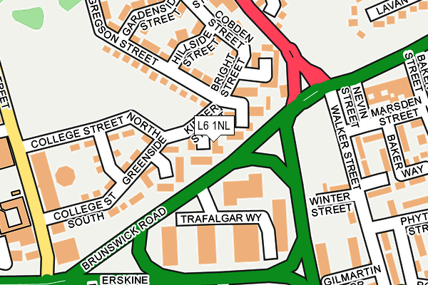 L6 1NL map - OS OpenMap – Local (Ordnance Survey) L6 1NL map - OS OpenMap – Local (Ordnance Survey)