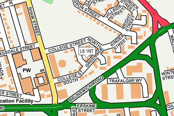 L6 1NT map - OS OpenMap – Local (Ordnance Survey) L6 1NT map - OS OpenMap – Local (Ordnance Survey)