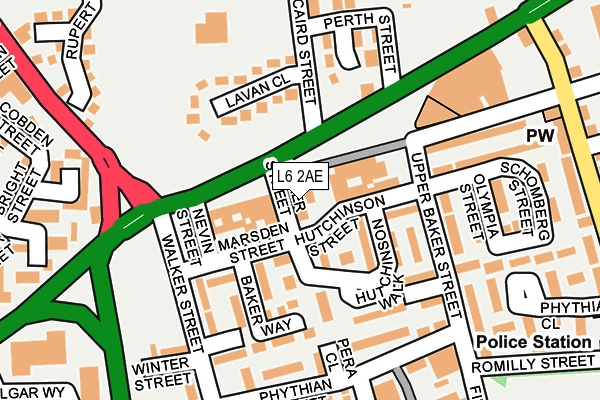 L6 2AE map - OS OpenMap – Local (Ordnance Survey) L6 2AE map - OS OpenMap – Local (Ordnance Survey)