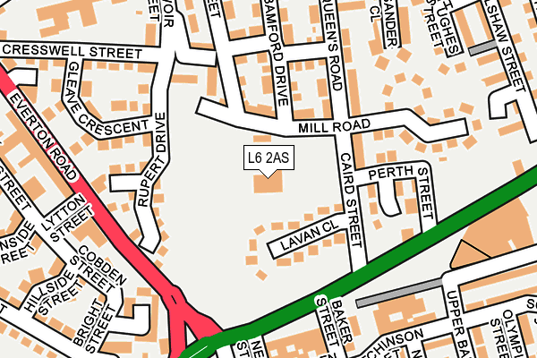 L6 2AS map - OS OpenMap – Local (Ordnance Survey) L6 2AS map - OS OpenMap – Local (Ordnance Survey)