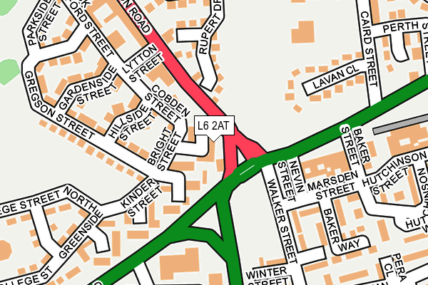 L6 2AT map - OS OpenMap – Local (Ordnance Survey) L6 2AT map - OS OpenMap – Local (Ordnance Survey)