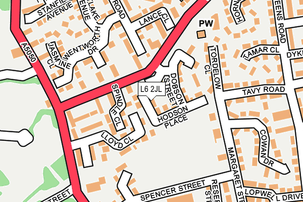 L6 2JL map - OS OpenMap – Local (Ordnance Survey) L6 2JL map - OS OpenMap – Local (Ordnance Survey)