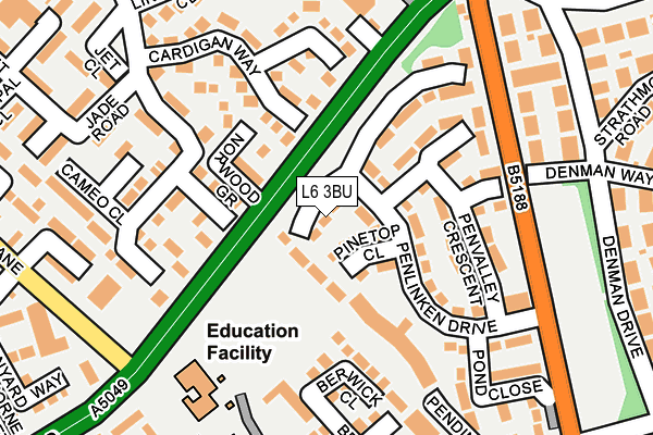 L6 3BU map - OS OpenMap – Local (Ordnance Survey) L6 3BU map - OS OpenMap – Local (Ordnance Survey)