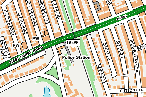L6 4BR map - OS OpenMap – Local (Ordnance Survey) L6 4BR map - OS OpenMap – Local (Ordnance Survey)