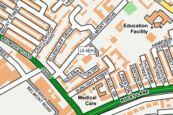 L6 4EH map - OS OpenMap – Local (Ordnance Survey) L6 4EH map - OS OpenMap – Local (Ordnance Survey)