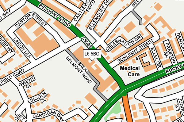L6 5BG map - OS OpenMap – Local (Ordnance Survey) L6 5BG map - OS OpenMap – Local (Ordnance Survey)