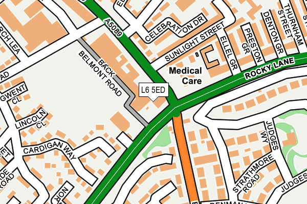 L6 5ED map - OS OpenMap – Local (Ordnance Survey) L6 5ED map - OS OpenMap – Local (Ordnance Survey)