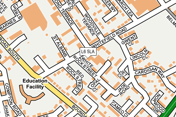 L6 5LA map - OS OpenMap – Local (Ordnance Survey) L6 5LA map - OS OpenMap – Local (Ordnance Survey)