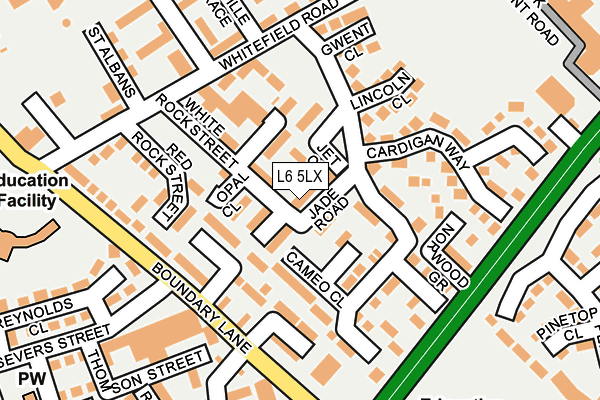 L6 5LX map - OS OpenMap – Local (Ordnance Survey) L6 5LX map - OS OpenMap – Local (Ordnance Survey)