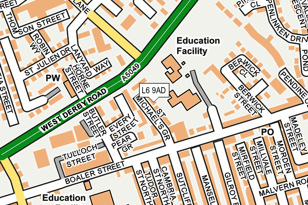 L6 9AD map - OS OpenMap – Local (Ordnance Survey) L6 9AD map - OS OpenMap – Local (Ordnance Survey)