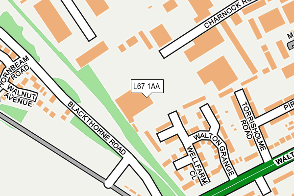 L67 1AA map - OS OpenMap – Local (Ordnance Survey) L67 1AA map - OS OpenMap – Local (Ordnance Survey)