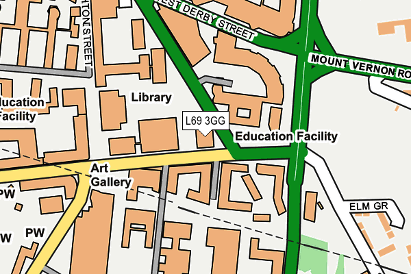 L69 3GG map - OS OpenMap – Local (Ordnance Survey) L69 3GG map - OS OpenMap – Local (Ordnance Survey)