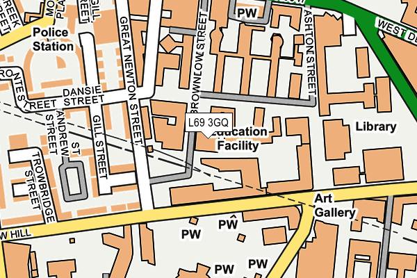 L69 3GQ map - OS OpenMap – Local (Ordnance Survey) L69 3GQ map - OS OpenMap – Local (Ordnance Survey)