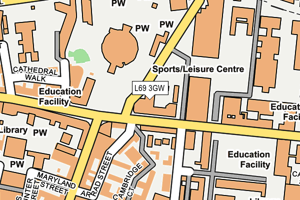 L69 3GW map - OS OpenMap – Local (Ordnance Survey) L69 3GW map - OS OpenMap – Local (Ordnance Survey)