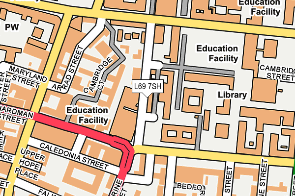 L69 7SH map - OS OpenMap – Local (Ordnance Survey) L69 7SH map - OS OpenMap – Local (Ordnance Survey)