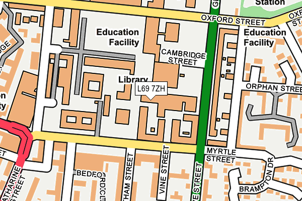 L69 7ZH map - OS OpenMap – Local (Ordnance Survey) L69 7ZH map - OS OpenMap – Local (Ordnance Survey)