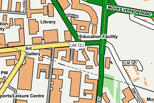 L69 7ZJ map - OS OpenMap – Local (Ordnance Survey) L69 7ZJ map - OS OpenMap – Local (Ordnance Survey)
