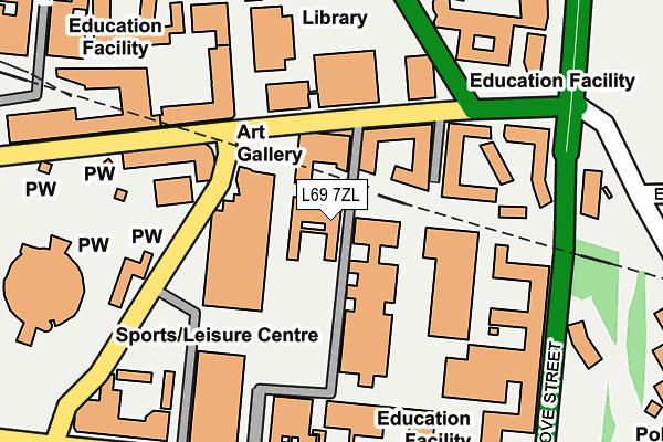 L69 7ZL map - OS OpenMap – Local (Ordnance Survey) L69 7ZL map - OS OpenMap – Local (Ordnance Survey)