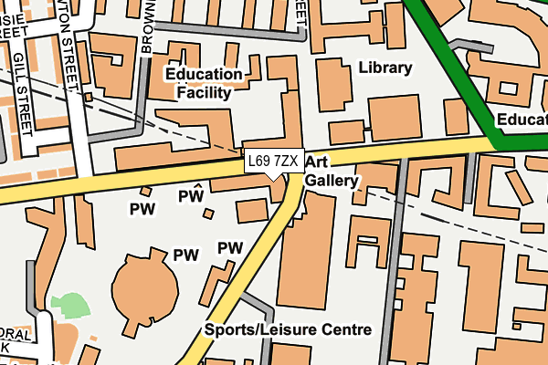 L69 7ZX map - OS OpenMap – Local (Ordnance Survey) L69 7ZX map - OS OpenMap – Local (Ordnance Survey)
