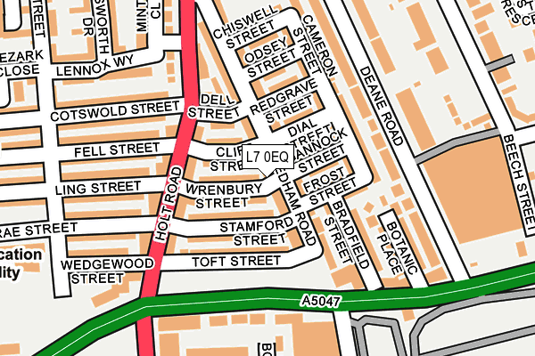 L7 0EQ map - OS OpenMap – Local (Ordnance Survey) L7 0EQ map - OS OpenMap – Local (Ordnance Survey)