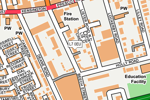 L7 0EU map - OS OpenMap – Local (Ordnance Survey) L7 0EU map - OS OpenMap – Local (Ordnance Survey)