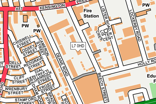 L7 0HD map - OS OpenMap – Local (Ordnance Survey) L7 0HD map - OS OpenMap – Local (Ordnance Survey)