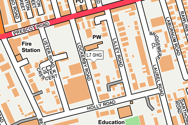 L7 0HG map - OS OpenMap – Local (Ordnance Survey) L7 0HG map - OS OpenMap – Local (Ordnance Survey)