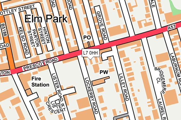 L7 0HH map - OS OpenMap – Local (Ordnance Survey) L7 0HH map - OS OpenMap – Local (Ordnance Survey)