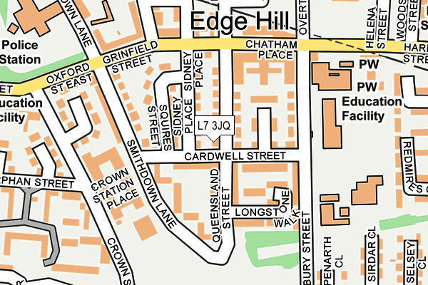 L7 3JQ map - OS OpenMap – Local (Ordnance Survey) L7 3JQ map - OS OpenMap – Local (Ordnance Survey)