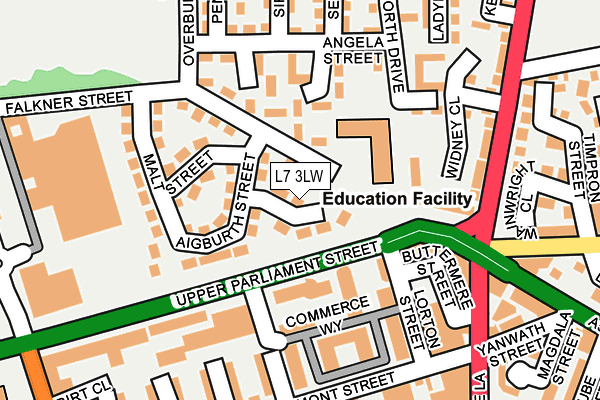 L7 3LW map - OS OpenMap – Local (Ordnance Survey) L7 3LW map - OS OpenMap – Local (Ordnance Survey)