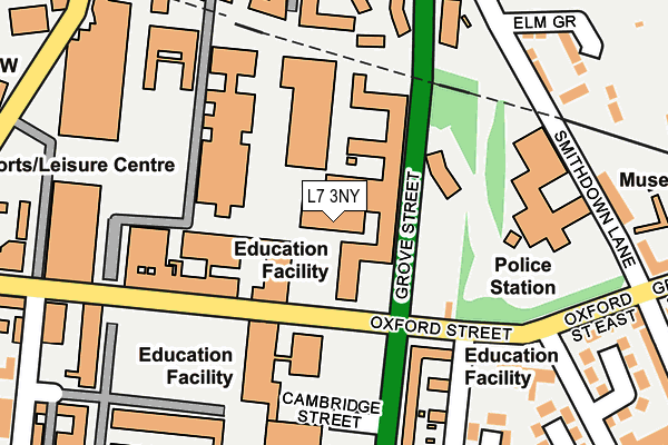 L7 3NY map - OS OpenMap – Local (Ordnance Survey) L7 3NY map - OS OpenMap – Local (Ordnance Survey)