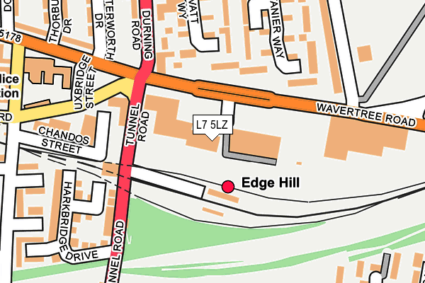 L7 5LZ map - OS OpenMap – Local (Ordnance Survey) L7 5LZ map - OS OpenMap – Local (Ordnance Survey)