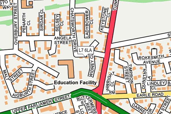 L7 6LA map - OS OpenMap – Local (Ordnance Survey) L7 6LA map - OS OpenMap – Local (Ordnance Survey)