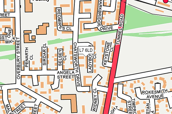 L7 6LD map - OS OpenMap – Local (Ordnance Survey) L7 6LD map - OS OpenMap – Local (Ordnance Survey)
