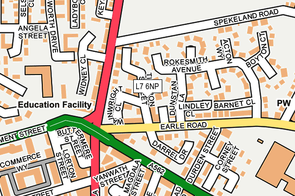 L7 6NP map - OS OpenMap – Local (Ordnance Survey) L7 6NP map - OS OpenMap – Local (Ordnance Survey)