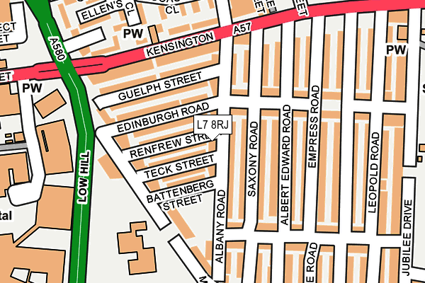L7 8RJ map - OS OpenMap – Local (Ordnance Survey) L7 8RJ map - OS OpenMap – Local (Ordnance Survey)