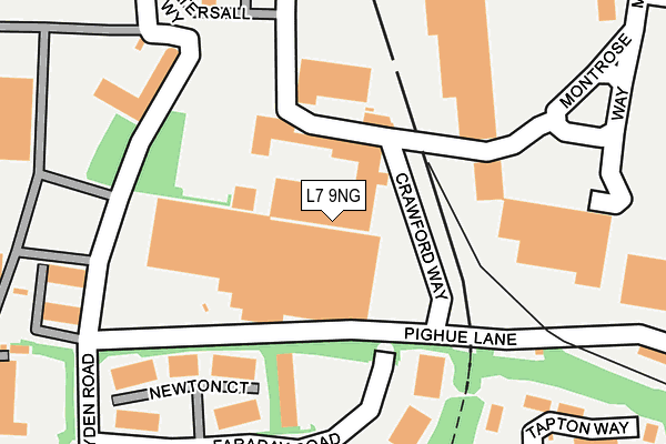 L7 9NG map - OS OpenMap – Local (Ordnance Survey) L7 9NG map - OS OpenMap – Local (Ordnance Survey)