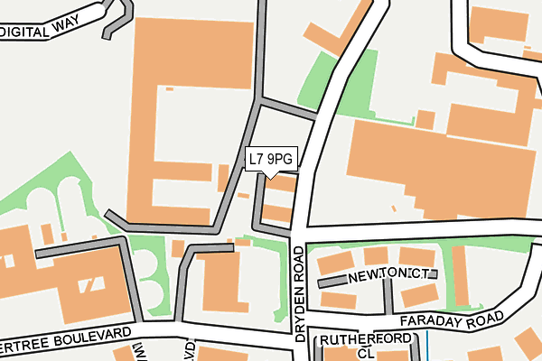 L7 9PG map - OS OpenMap – Local (Ordnance Survey) L7 9PG map - OS OpenMap – Local (Ordnance Survey)