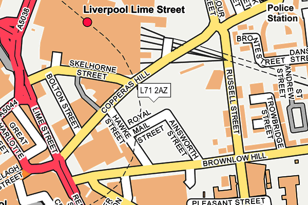L71 2AZ map - OS OpenMap – Local (Ordnance Survey) L71 2AZ map - OS OpenMap – Local (Ordnance Survey)