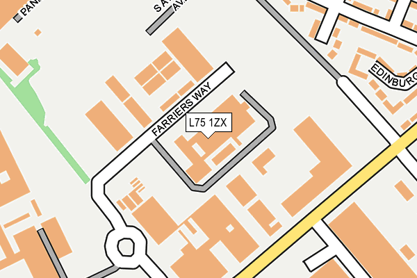L75 1ZX map - OS OpenMap – Local (Ordnance Survey) L75 1ZX map - OS OpenMap – Local (Ordnance Survey)