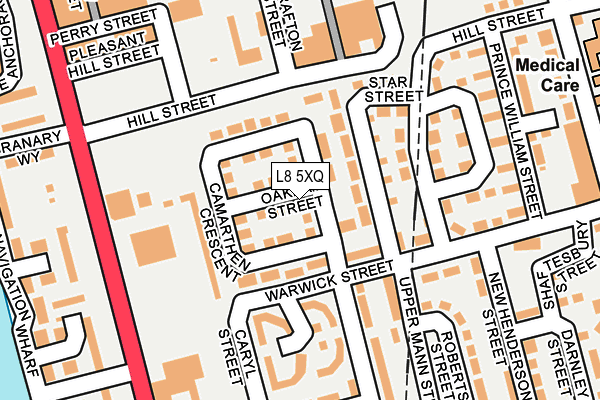 L8 5XQ map - OS OpenMap – Local (Ordnance Survey) L8 5XQ map - OS OpenMap – Local (Ordnance Survey)