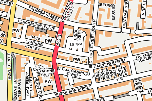 L8 7PP map - OS OpenMap – Local (Ordnance Survey) L8 7PP map - OS OpenMap – Local (Ordnance Survey)