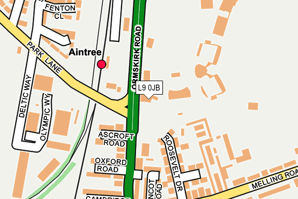 L9 0JB map - OS OpenMap – Local (Ordnance Survey) L9 0JB map - OS OpenMap – Local (Ordnance Survey)
