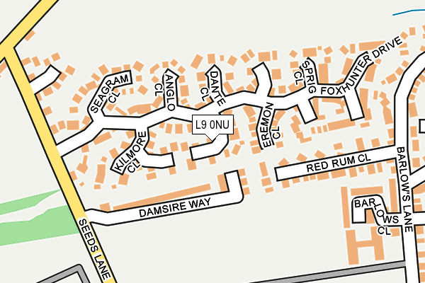 L9 0NU map - OS OpenMap – Local (Ordnance Survey) L9 0NU map - OS OpenMap – Local (Ordnance Survey)