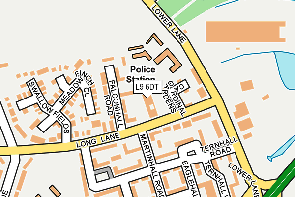 L9 6DT map - OS OpenMap – Local (Ordnance Survey) L9 6DT map - OS OpenMap – Local (Ordnance Survey)