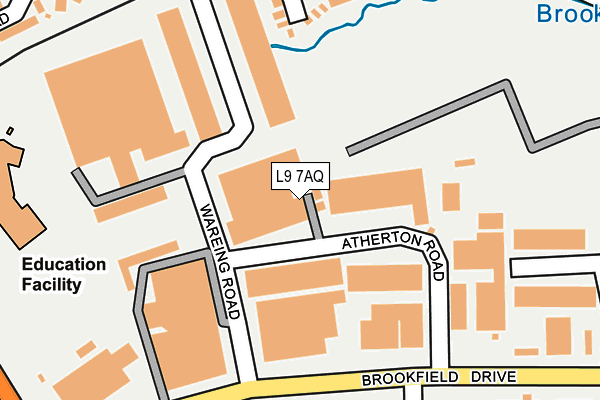 L9 7AQ map - OS OpenMap – Local (Ordnance Survey) L9 7AQ map - OS OpenMap – Local (Ordnance Survey)