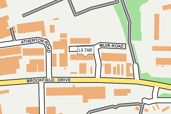 L9 7AR map - OS OpenMap – Local (Ordnance Survey) L9 7AR map - OS OpenMap – Local (Ordnance Survey)