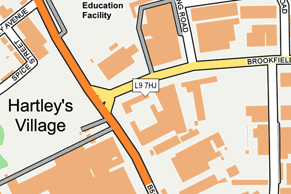 L9 7HJ map - OS OpenMap – Local (Ordnance Survey) L9 7HJ map - OS OpenMap – Local (Ordnance Survey)