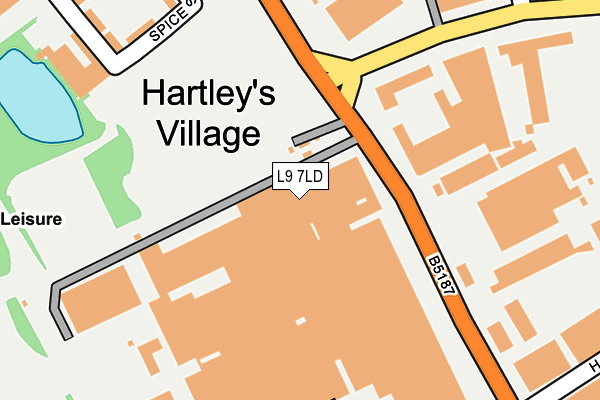 L9 7LD map - OS OpenMap – Local (Ordnance Survey) L9 7LD map - OS OpenMap – Local (Ordnance Survey)